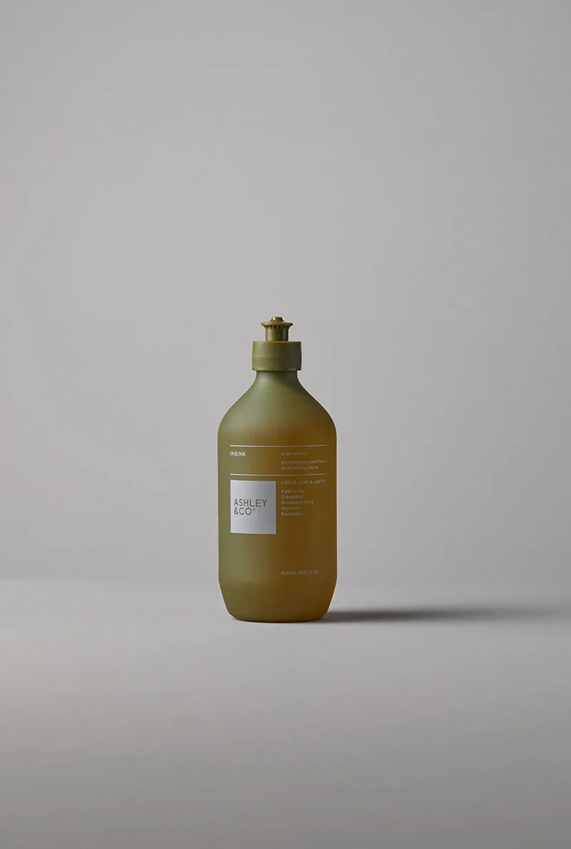 Ashley & Co In Sink Dishwash Liquid Lotus Leaf & Lustre