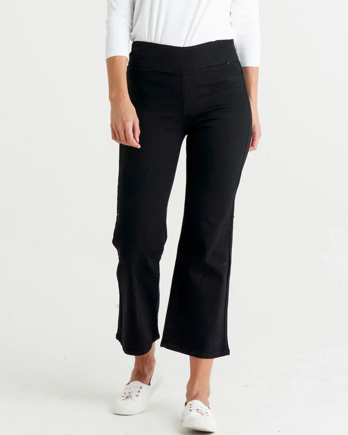 Betty Basics Nicola Bootleg Jean Dark Black