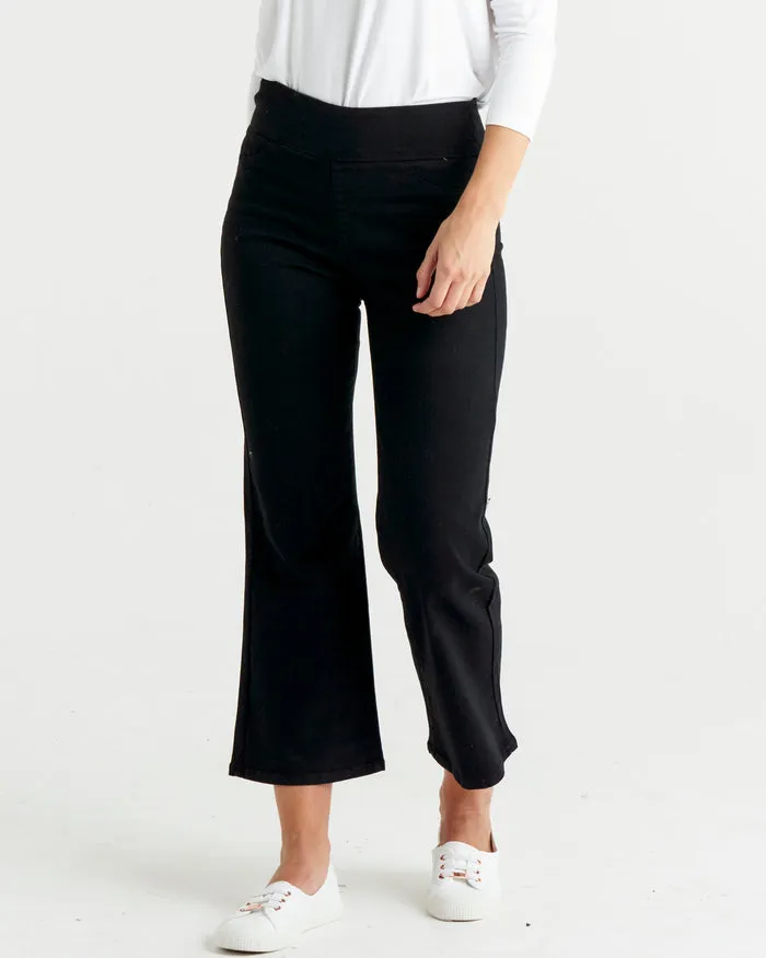 Betty Basics Nicola Bootleg Jean Dark Black