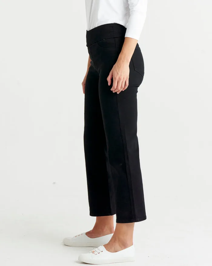 Betty Basics Nicola Bootleg Jean Dark Black