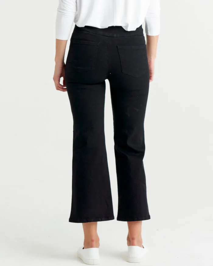 Betty Basics Nicola Bootleg Jean Dark Black